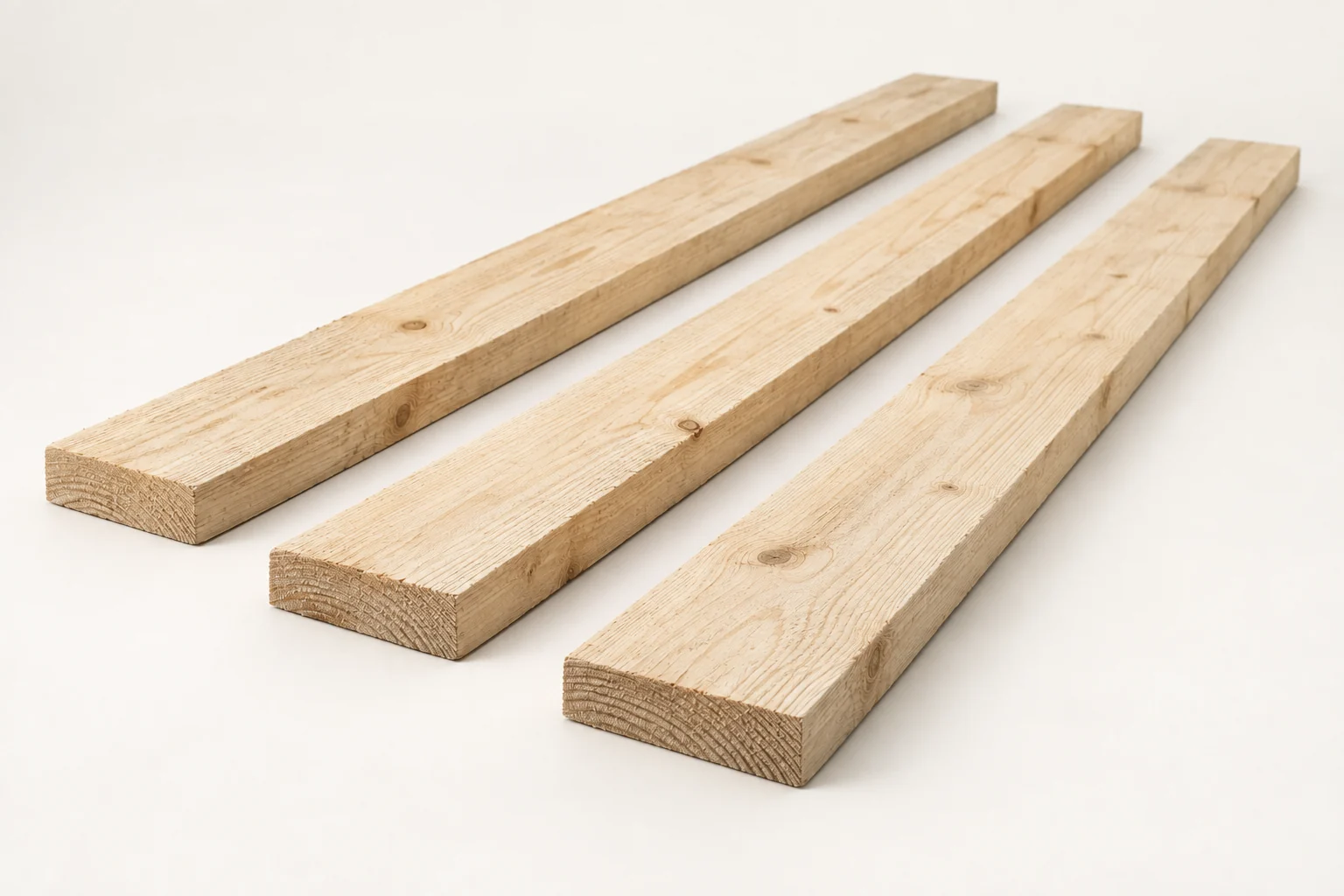 Illustration de bastaings en bois brut